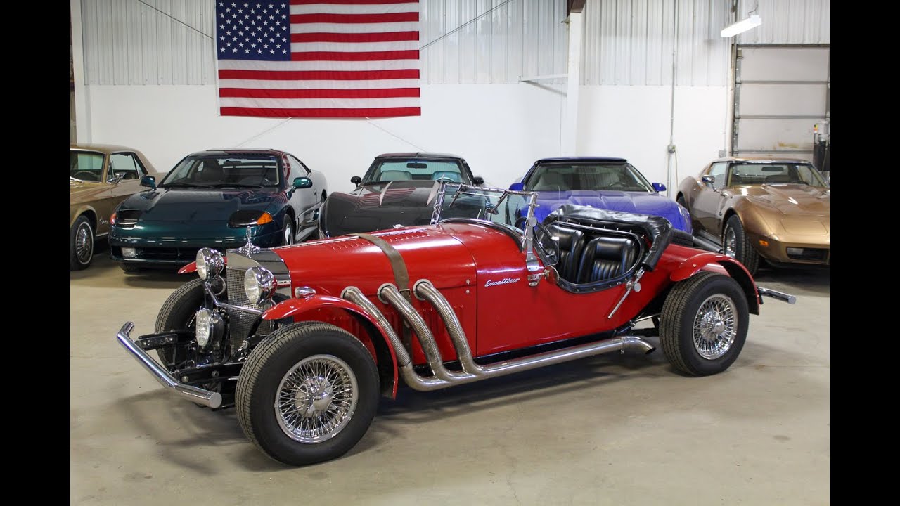 1965 Excalibur SSK Roadster For Sale - Walk Around Video (844 Miles)