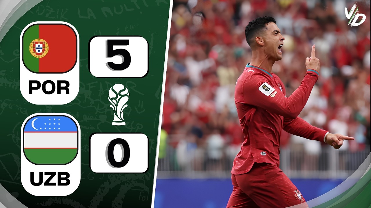 ✅ Portugal vs Uzbekist&aacute;n EN VIVO / Mundial 2026 - Juega Cristiano Ronaldo