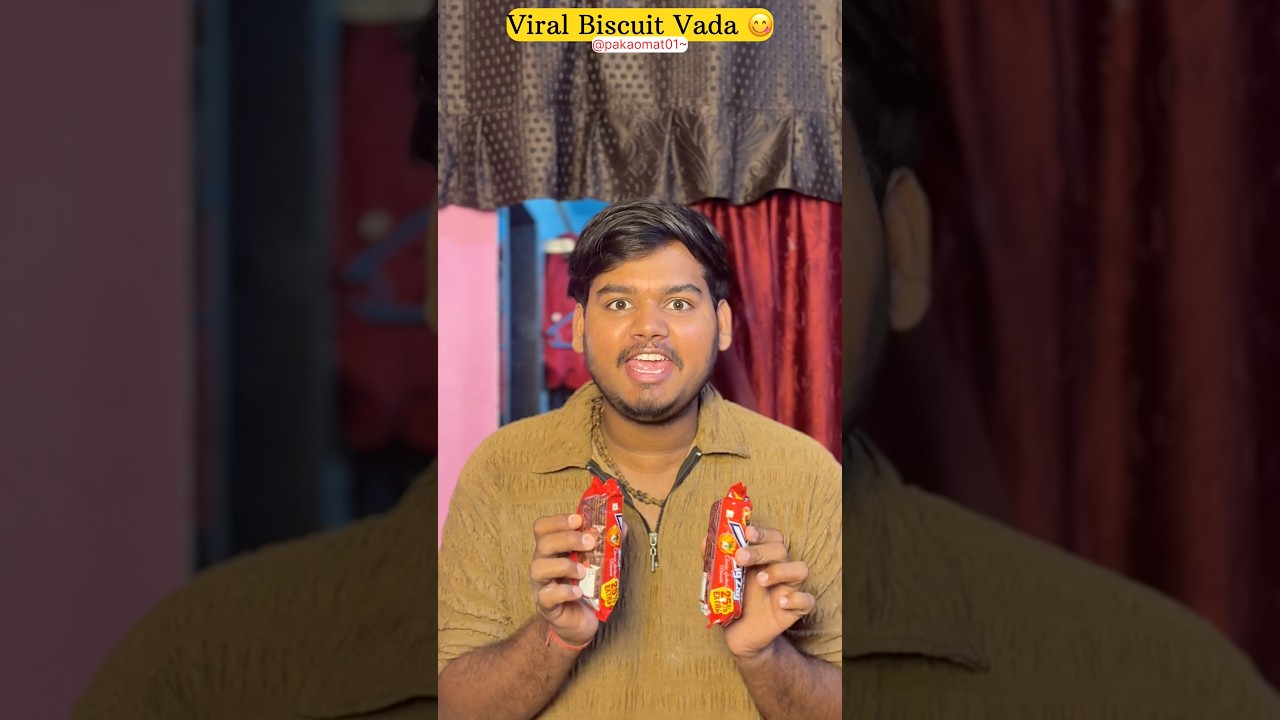 Viral biscuit Vada😋#cooking #recipe #food #vlog #dailyvlog #lifestyle #shorts #pakaomat