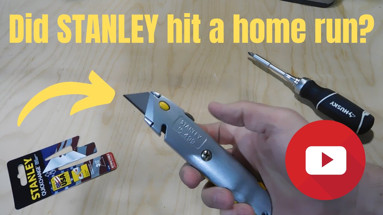 Быстросменный складной нож STANLEY - Обзор - ЭТО ЛУЧШИЙ УНИВЕРСАЛЬНЫЙ НОЖ???