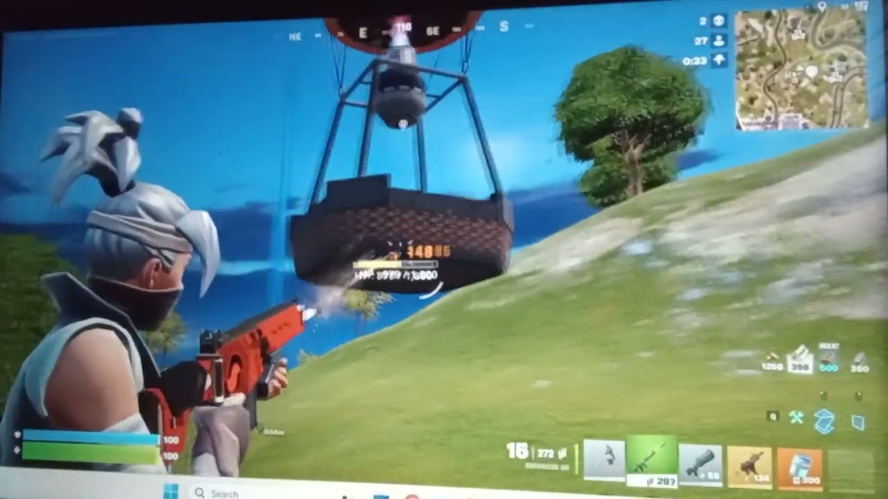 Battle Royale in fortnite