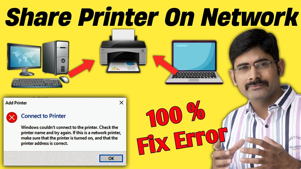 How to Share Printer on Network | Easy Step-by-Step in Windows 10 & 11