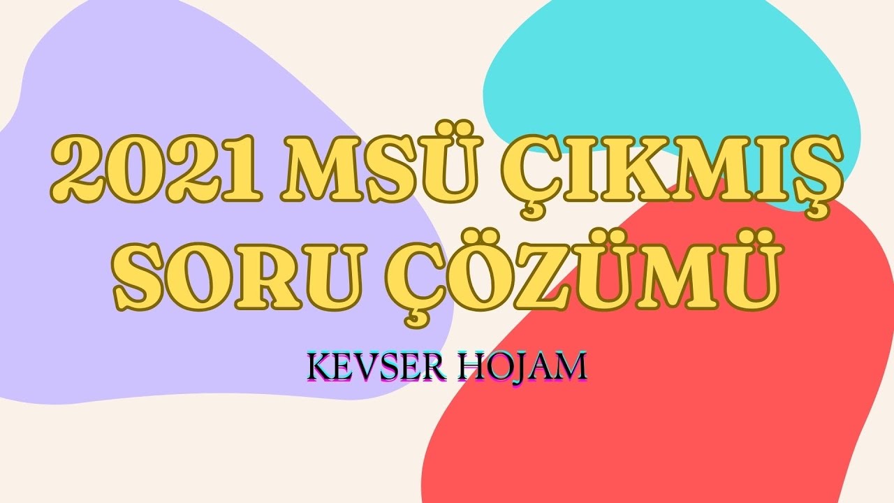 2021 MSÜ çıkmış dil bilgisi soru çözümü ￼#msü #kpss #tyt
