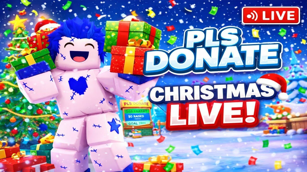 ❄️LIVE PLS DONATE❄️☃️ MERRY CHRİSTMASSSS ☃️🎄PLAYİNG ROBLOX 🎄 (TTS ON)