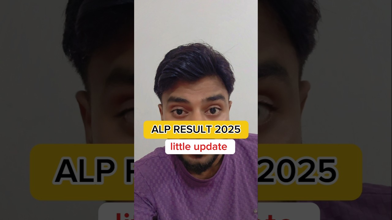 Alp Result 2025 | Alp Result Update #shorts #rrbalp2025 #alpresult #rrbalpresult #locopilottv #rrb