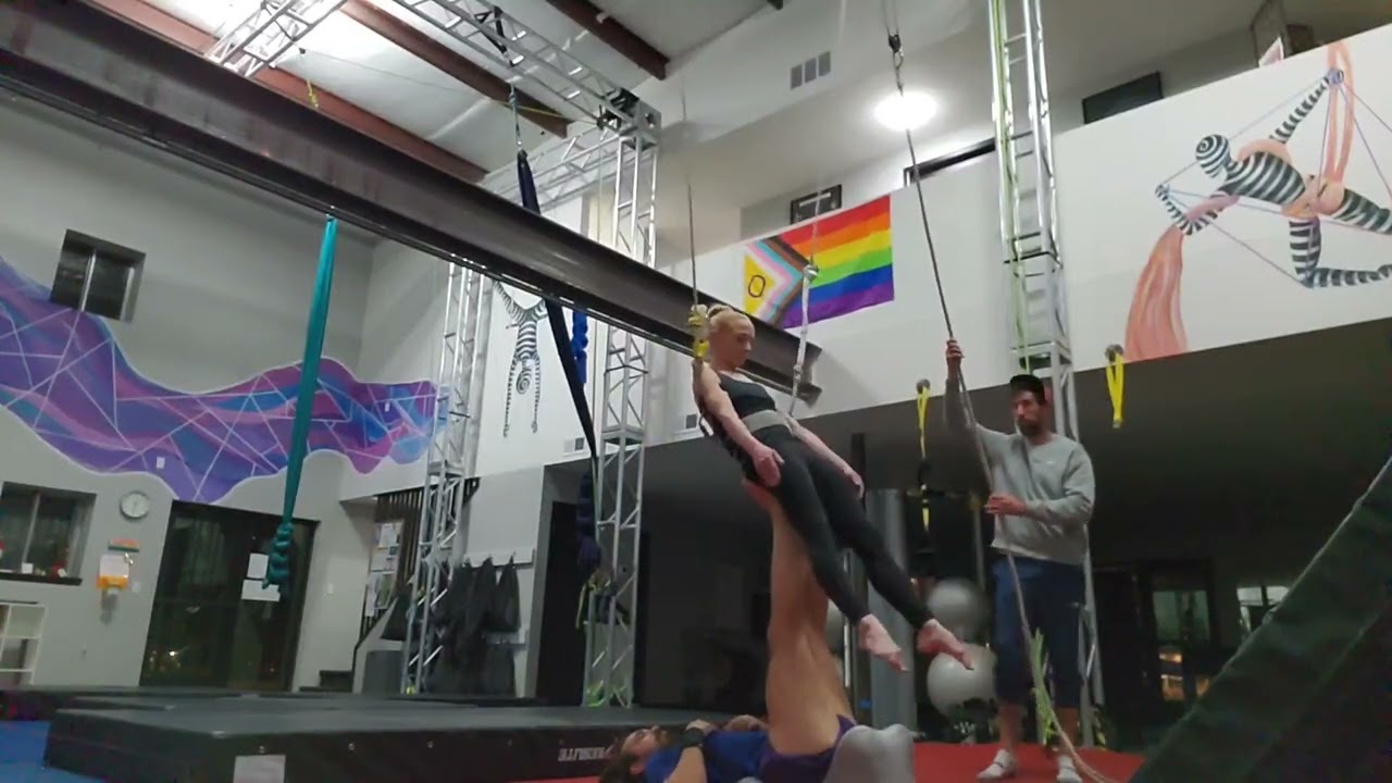 Throne backward Flip to thrown