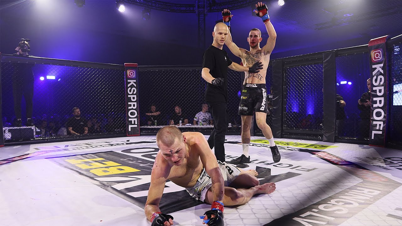 BUKOVSKIS VS STŪRĪTIS. FULL FIGHT. KSPROFL #6 TRENIŅI MMA JŪRMALA 4K