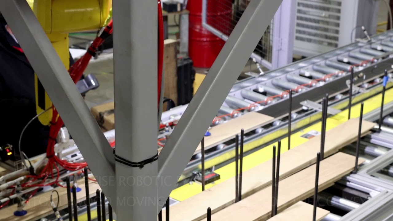 Engineered Flooring system with Robotic lamella feeder