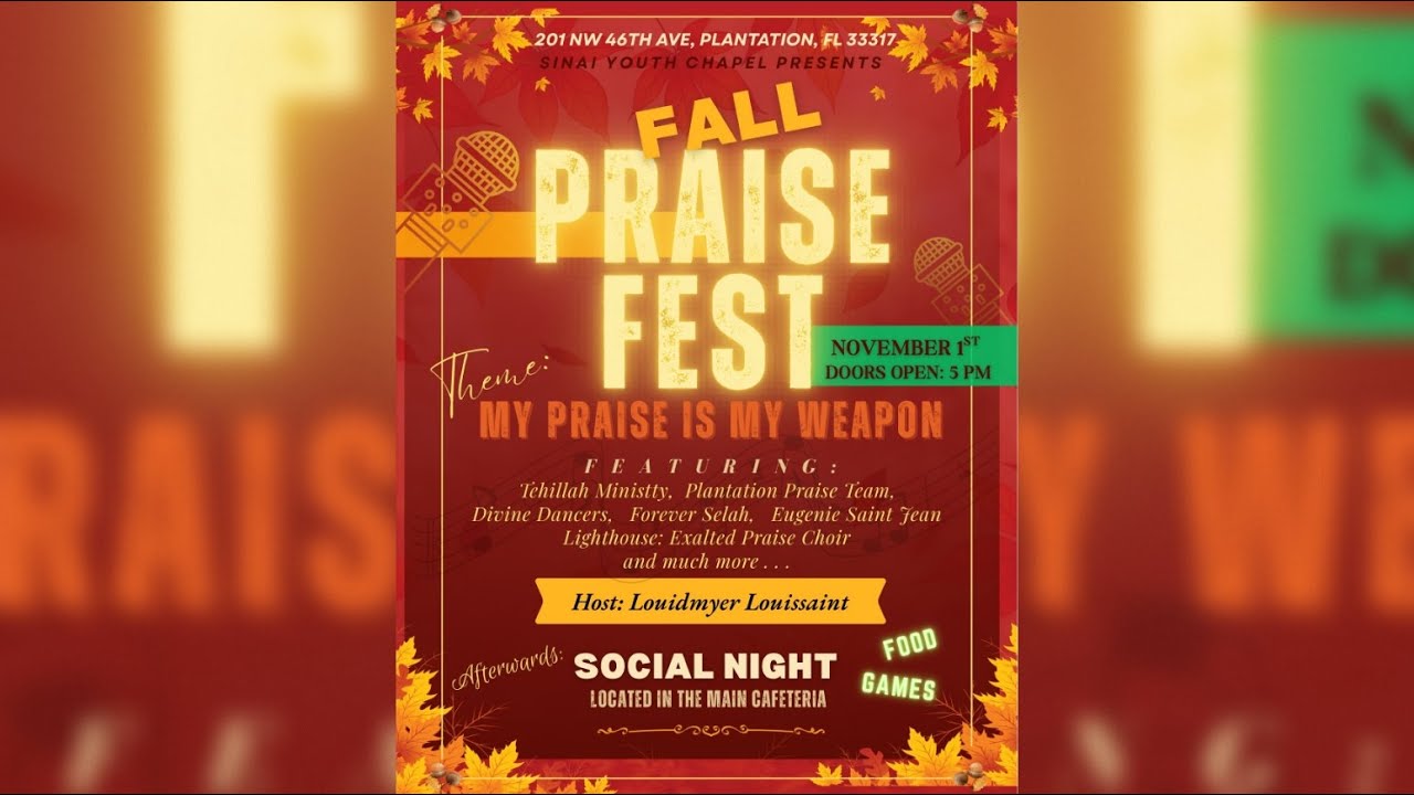 Praise Fest | 11/01/2025 | Sinai Youth Church