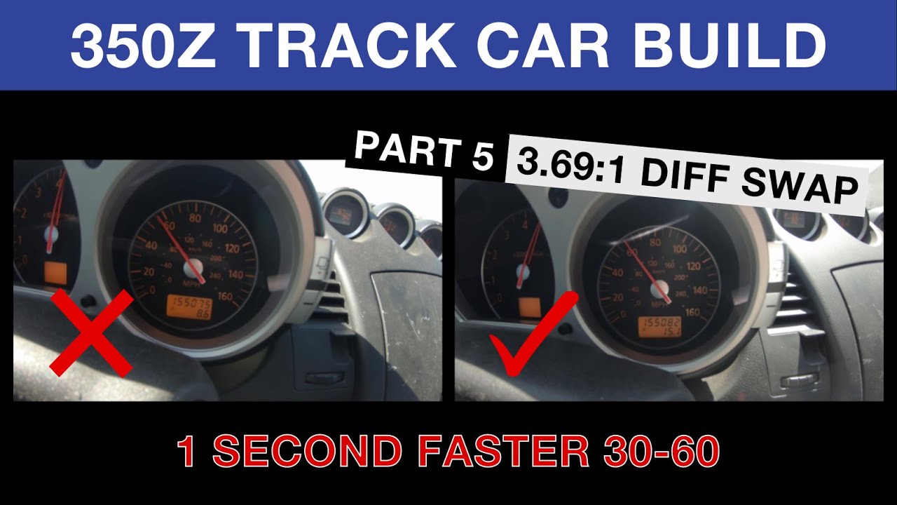 350Z w/ 3.69 Diff Swap (Before and After Tests)