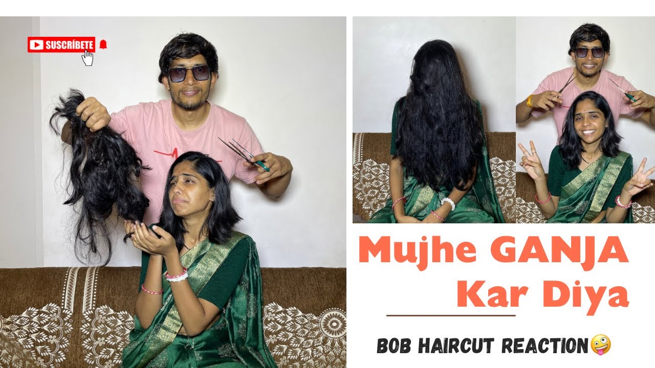 Devi Ko Ganja Kar Diya 😱 | Bob Hair Cut💇‍♀️