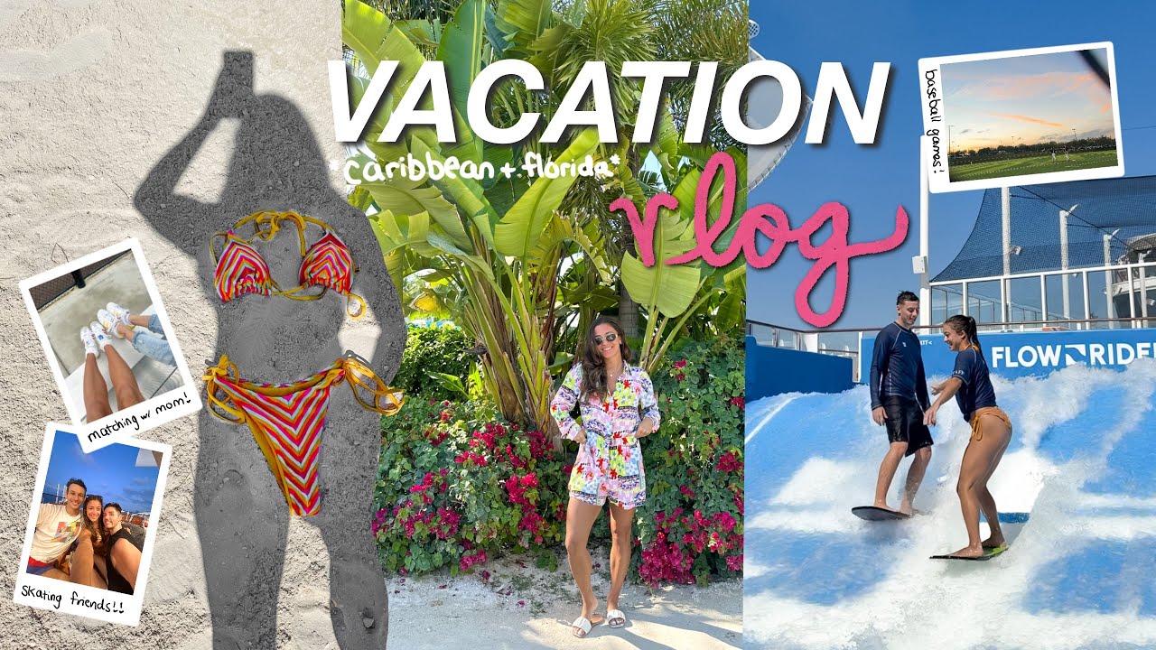 saying goodbye to utopia… 🌺🏖️👙 last days onboard, family vacation in florida + trying dutch bros!
