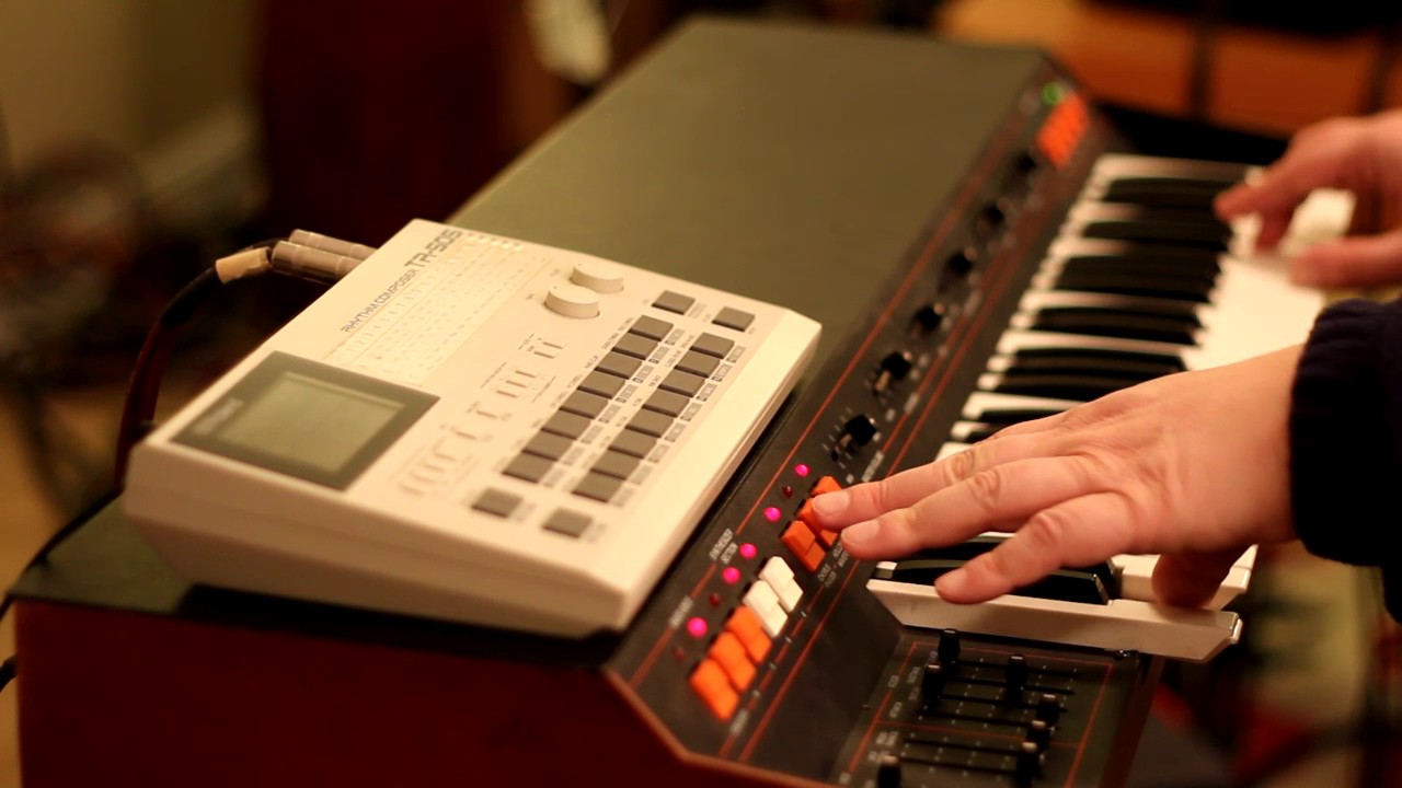 ARP Omni-2 and Roland TR-505
