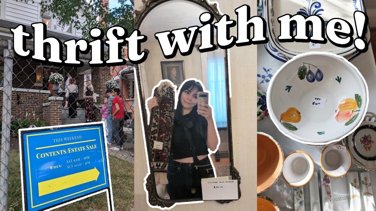 Thrift With Me! Toronto Estate Sale 🏠