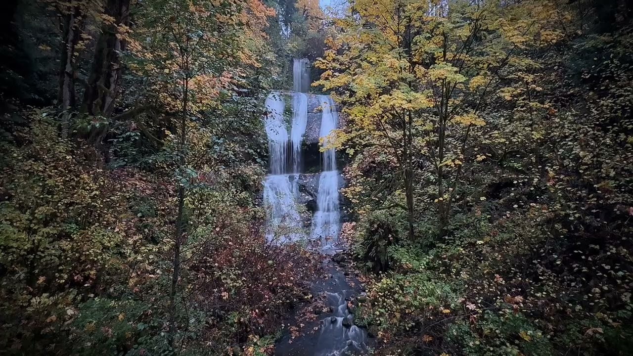 8 Hours of Tranquil Waterfall for Deep Sleep, Relaxation, and Study