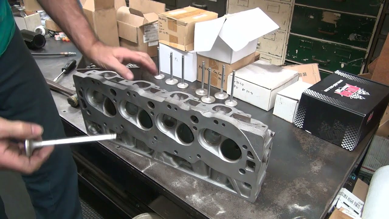 #102 bbc iron 291 rec head porting rebuild factory Mark IV LS6 rectangular port chevy tatro machine