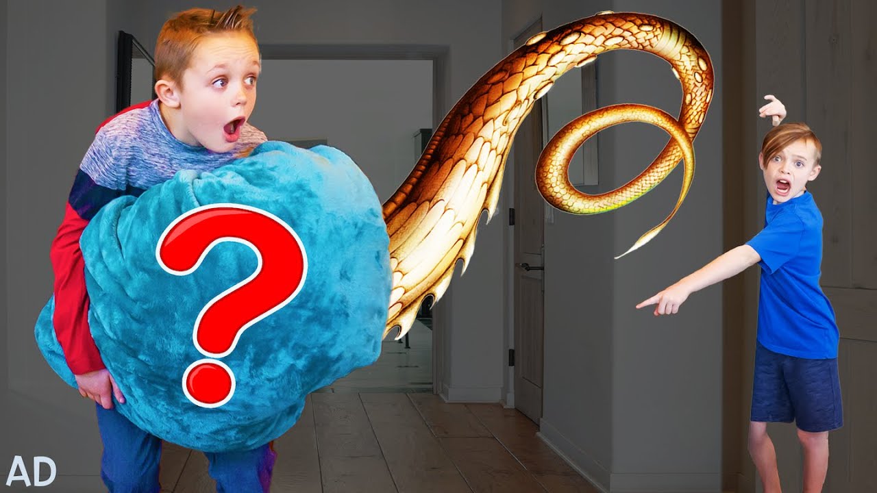 Kade Sneaks a Secret Pet into the House!  Kids Fun TV & Aqua Dragons