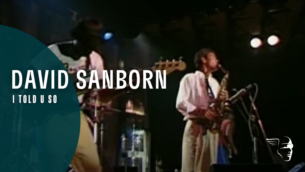 David Sanborn - I Told U So (From 