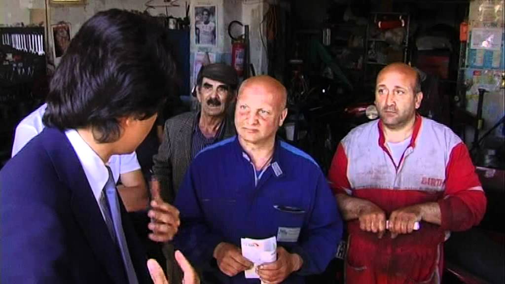 in giro al mercato dell'Arenella