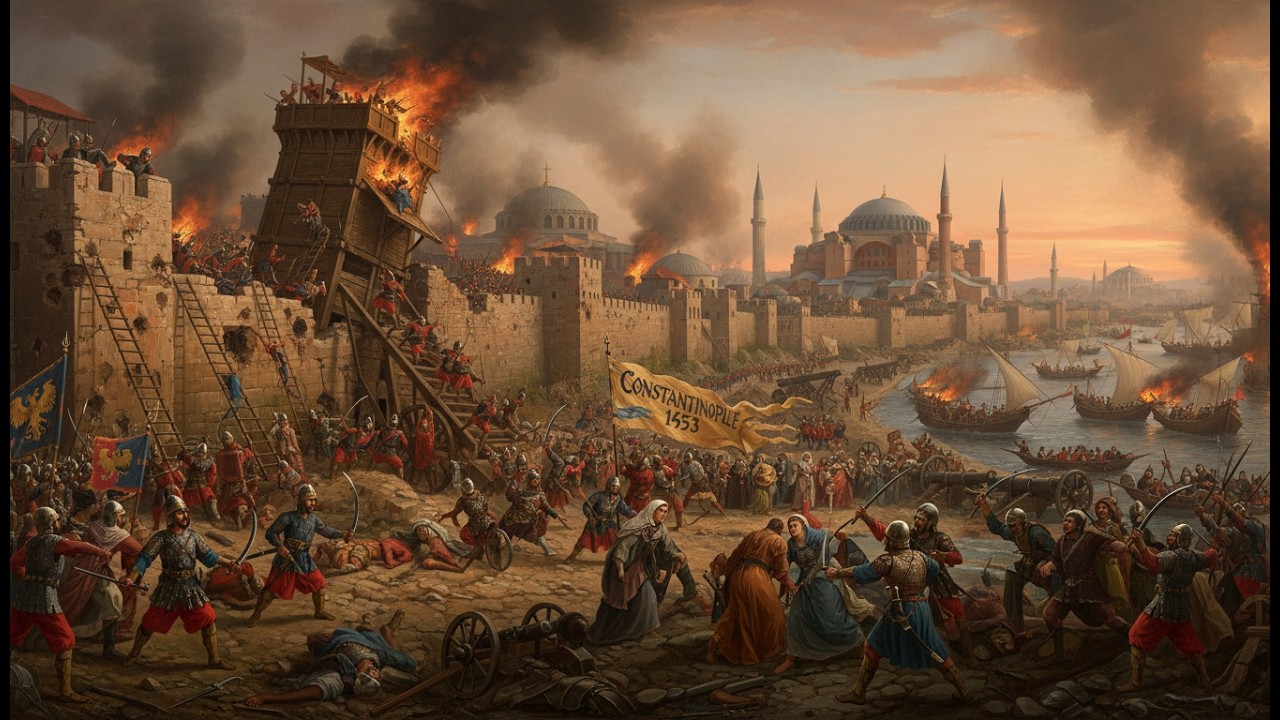 A Day in Constantinople 1453 — The Last Day of the Roman Empire (AI Reconstruction)