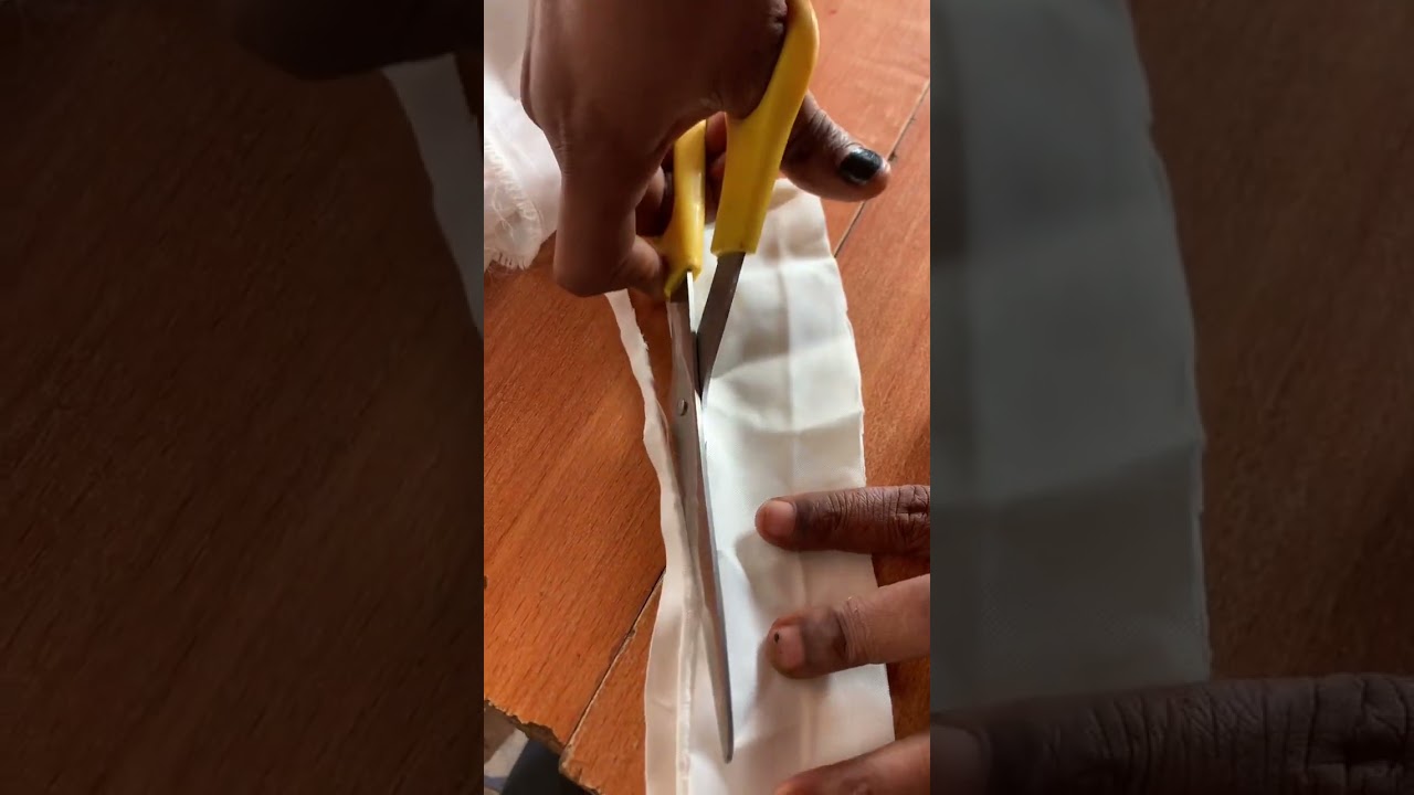 How to cut and sew a lace colllaar
