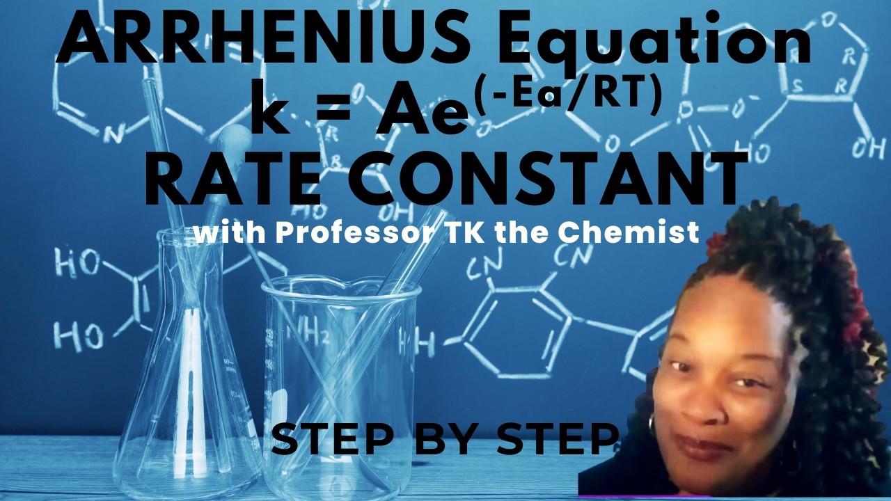 How to Calculate the Rate Constant (k) Using the Arrhenius Equation | Chemical Kinetics