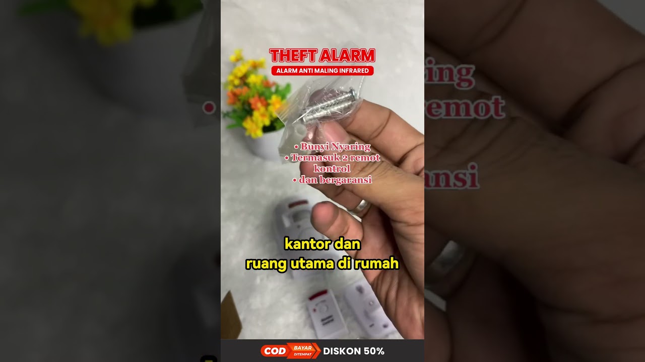 Theft Alarm | Alarm Sensor Gerak Otomatis
