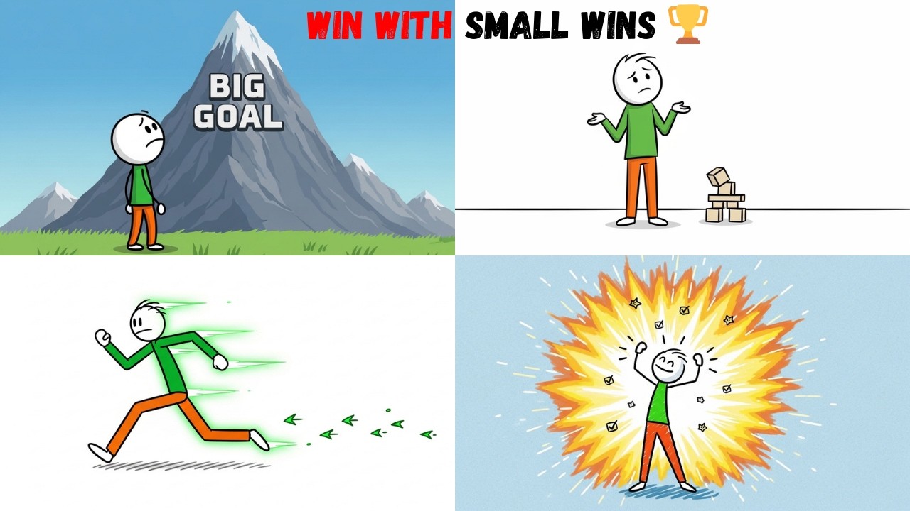 Why Small Wins Beat Big Goals Every Time 🏆