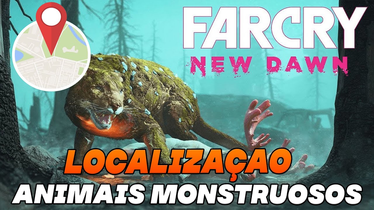 Como Encontrar Todos os Animais Monstruosos no Far Cry New Dawn