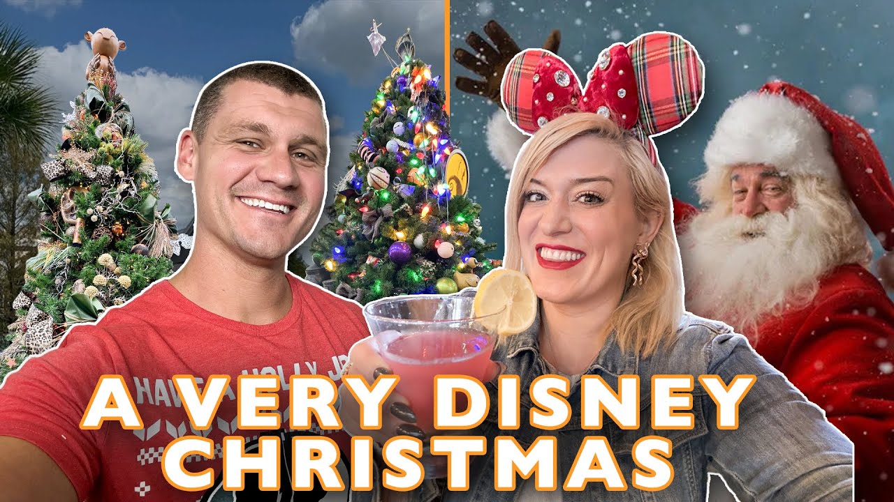 Christmas In Disney World: Holiday Themed Bar & Tree Trail | Disney Springs