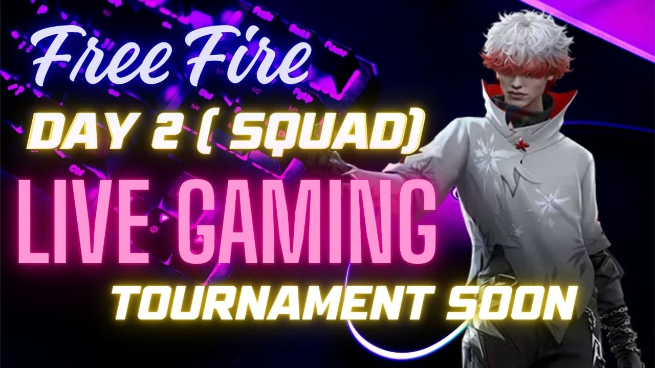 FREE FIRE DAY 5 LIVE WITH SQUAD | SUNDAY KO TOURNAMENT HAI