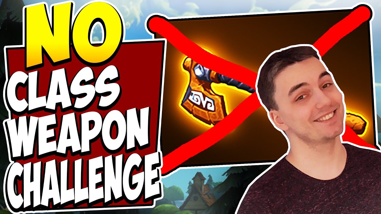 NO Class Weapons Challenge IN SOLO SQUADS | Realm Royale