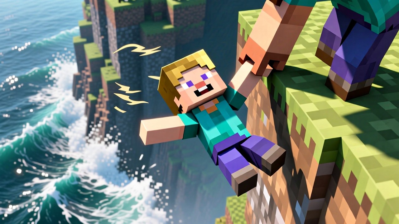 Our Son Almost Fell… Then the Island Woke Up! 😱✨ | (Minecraft Animation)