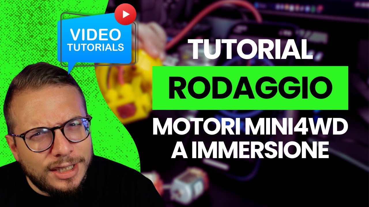 MINI4WD RODAGGIO MOTORI A IMMERSIONE | OMEGA3DPROJECT TOOLS