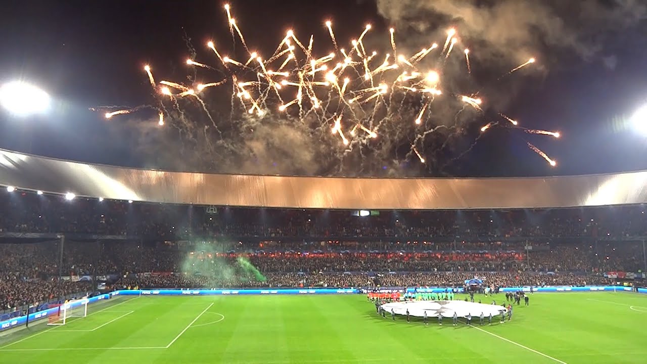 Feyenoord - Atlético Madrid sfeer en opkomst (28 november 2023)