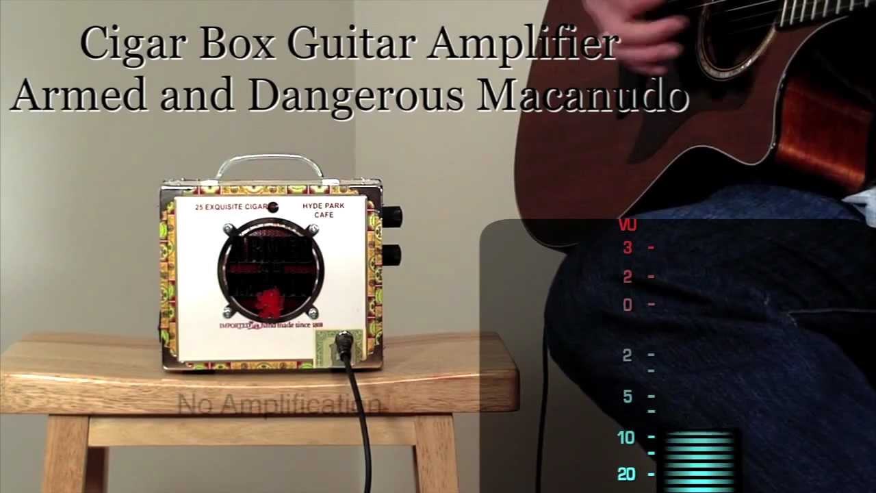 C. B. Gitty Cigar Box Guitar Amplifier - Armed & Dangerous Macanudo