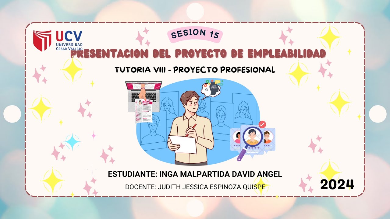 TUTORIA VIII PROYECTO PROFESIONAL EXPOSICION