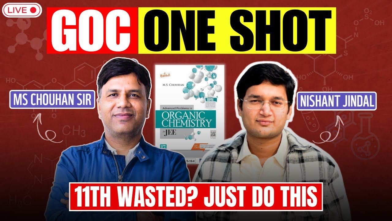 Complete GOC Oneshot to prepare for 12th class Organic Chemistry | MS Chouhan sir | Nishant Jindal