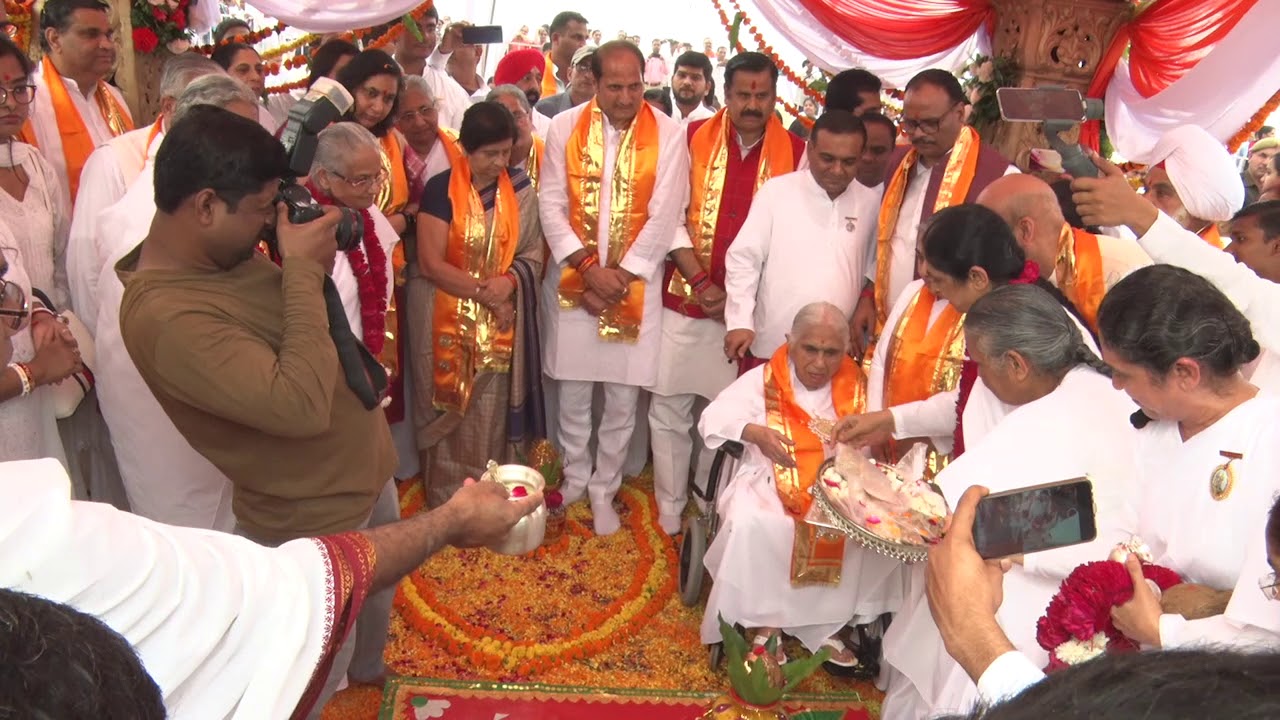Foundation Stone of Gulzar Upvan, Lucknow by Dadi Janki Ji 03-11-19 | Brahma Kumaris