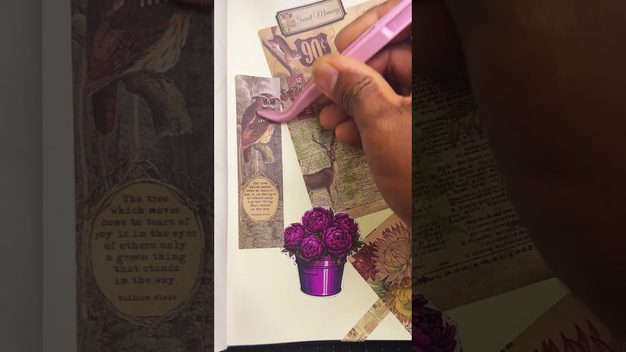 ASMR Journal No Talking | Satisfying Paper Sounds & Process