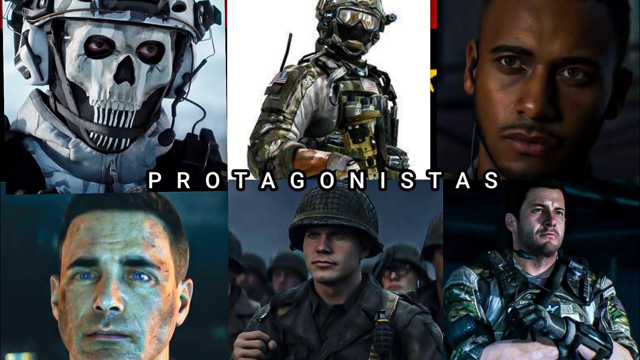 CURIOSIDADES sobre los PROTAGONISTAS de la SAGA - Call of Duty