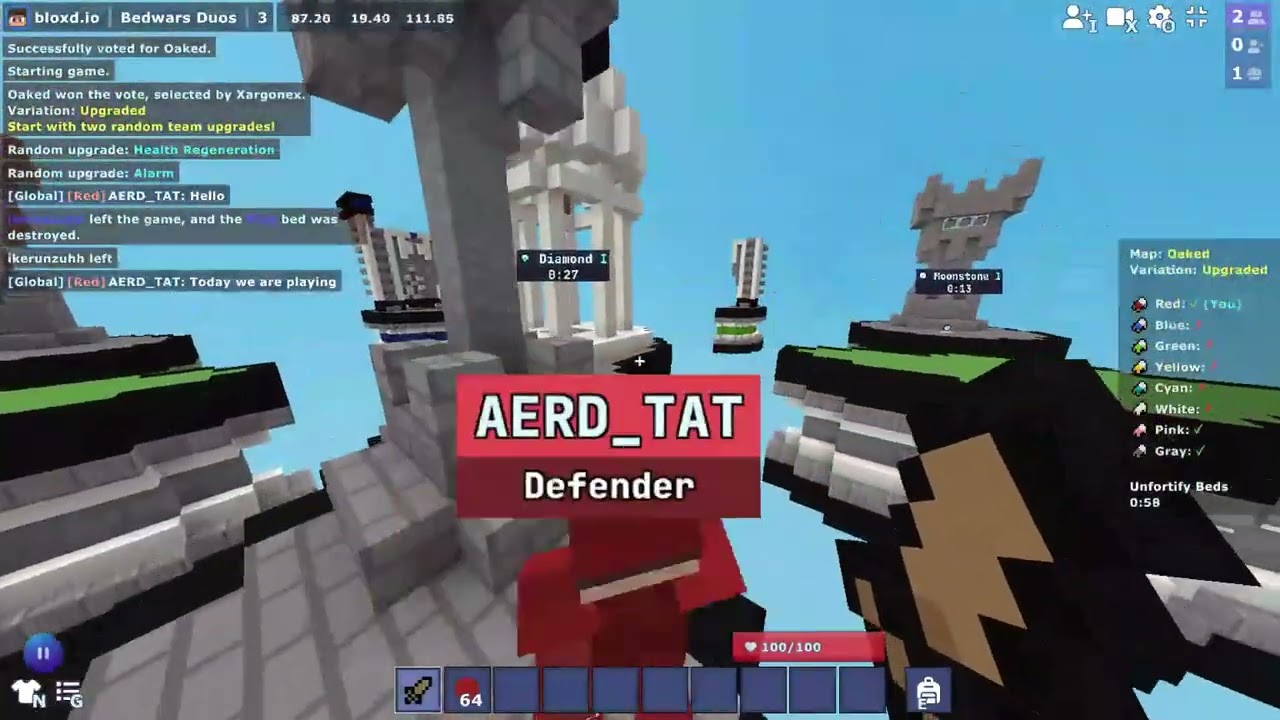 Bedwars in bloxd io