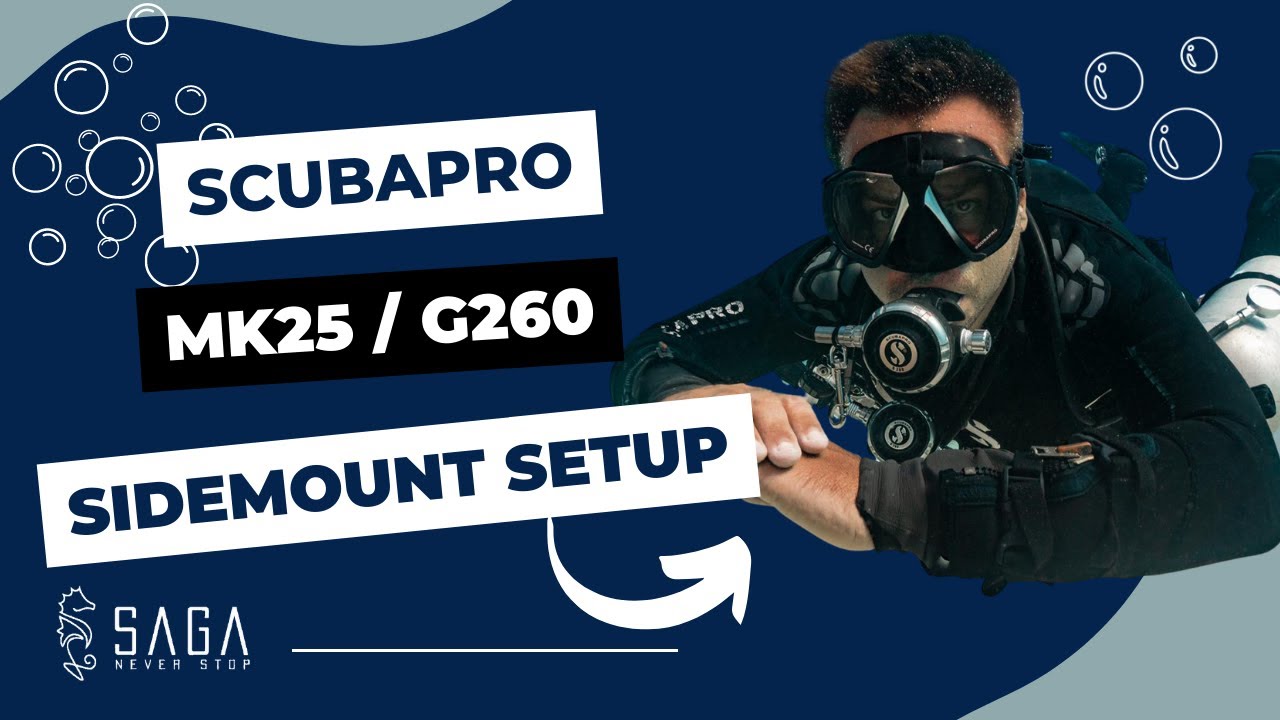 My SCUBAPRO Sidemount Diving Regulator Set-up