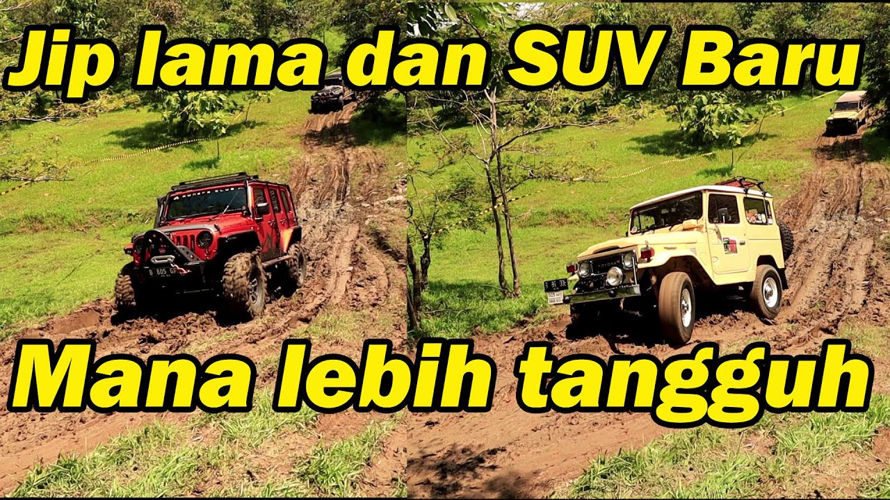 D-Max, Land rover defender, Cherokee, land cruiser Fj40, Pajero Sport Offroad di Jatiluhur