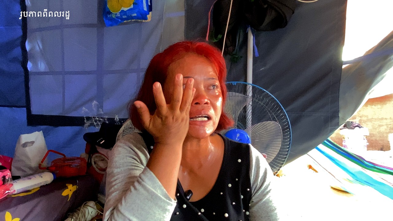ជំរំជនភៀសខ្លួនស្ថិតក្នុងវត្ដបន្សាយចារាមកណ្ដោល រងការខូចខាតដោយទឹកភ្លៀង