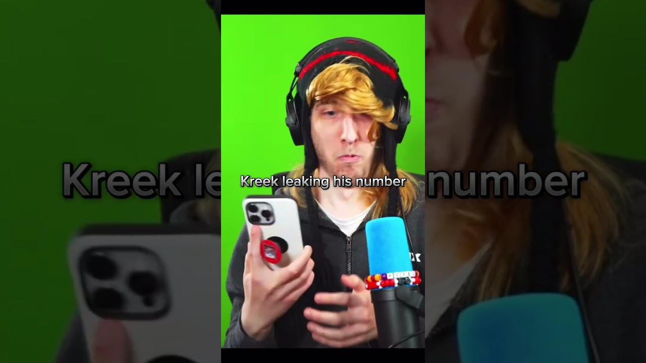Kreek leaked his phone number&hellip;