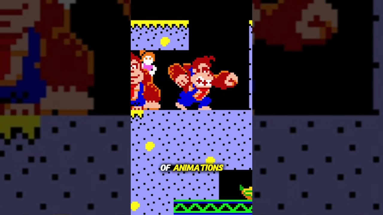 Donkey Kong Bananza &mdash; аркадная игра 80-х! #игры #donkeykongbananza #donkeykong #pixelart