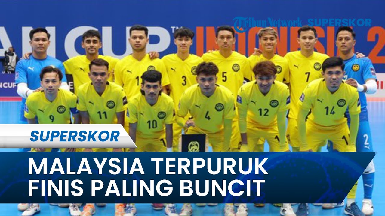 MEMALUKAN Finis Paling Buncit, Malaysia Jadi Tim Terburuk Piala Asia Futsal Ketiga Kalinya
