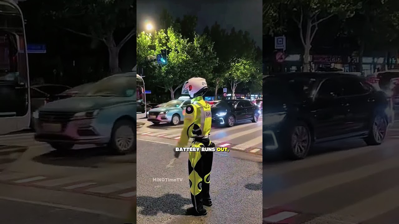 human traffic control robot! 