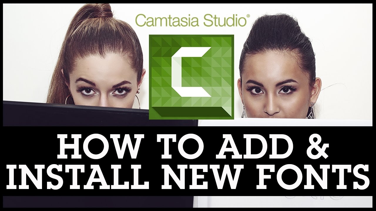 Camtasia Studio 8 How To Add / Install New Fonts For Your Videos